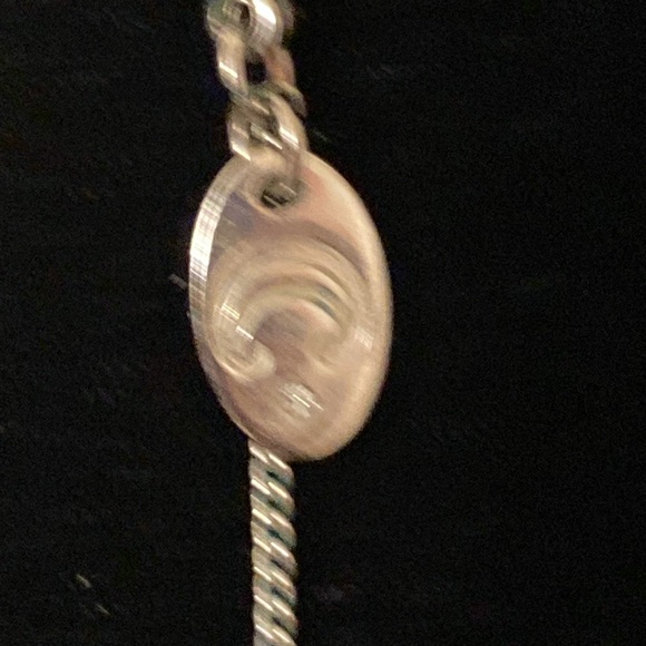 Charming Charlie Long Chain Medallion Pendant Necklace Silvertone - Picture 12 of 14